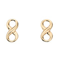 Elements Gold Infinity Symbol Earrings