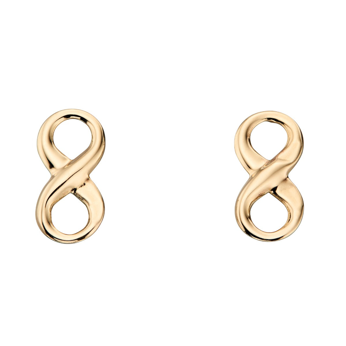 Elements Gold Infinity Symbol Earrings