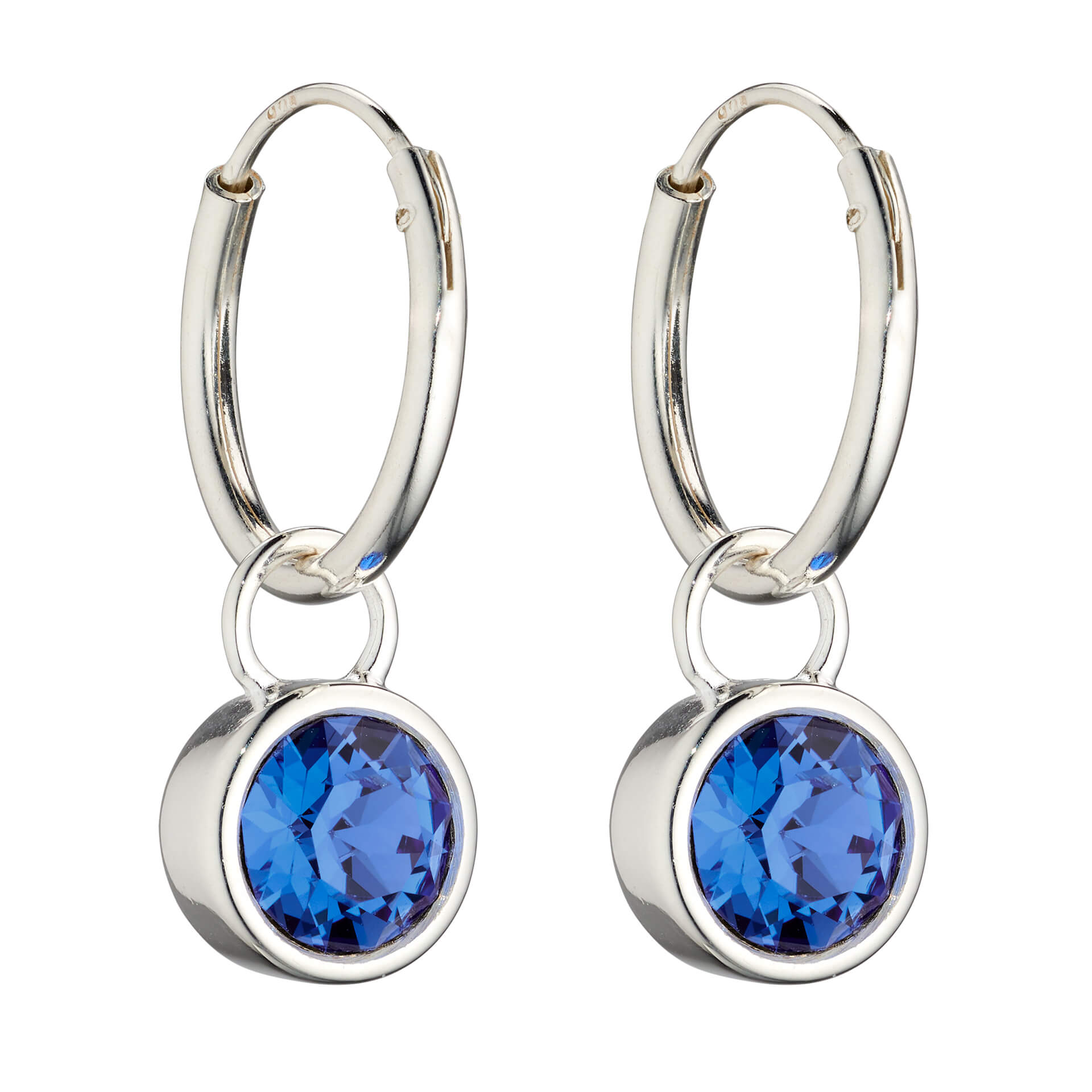 Beginnings Crystal Birthstone Hoop Earring Charms