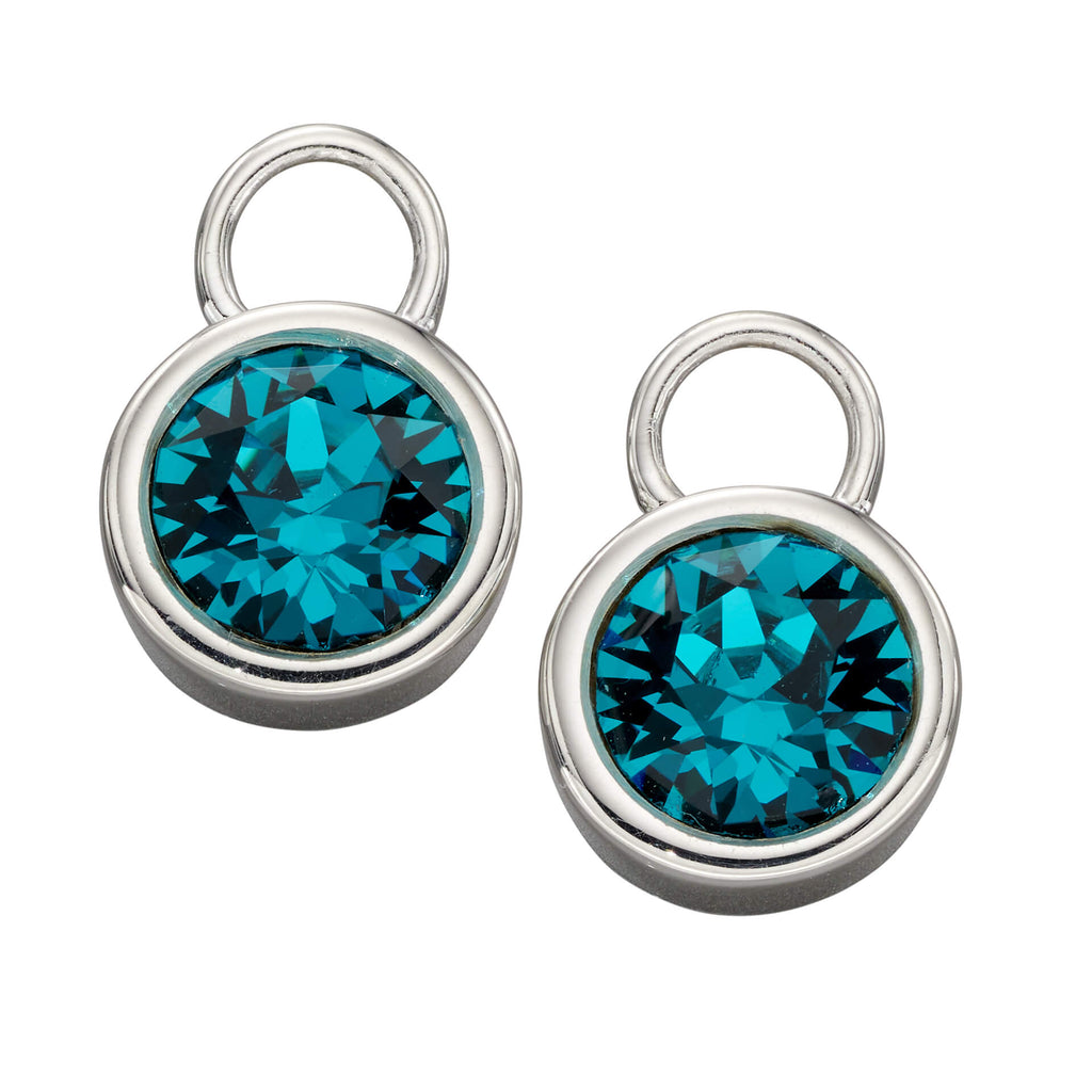 Beginnings Crystal Birthstone Hoop Earring Charms