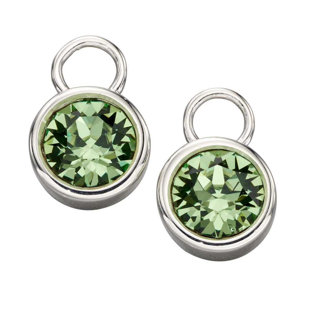 Beginnings Crystal Birthstone Hoop Earring Charms