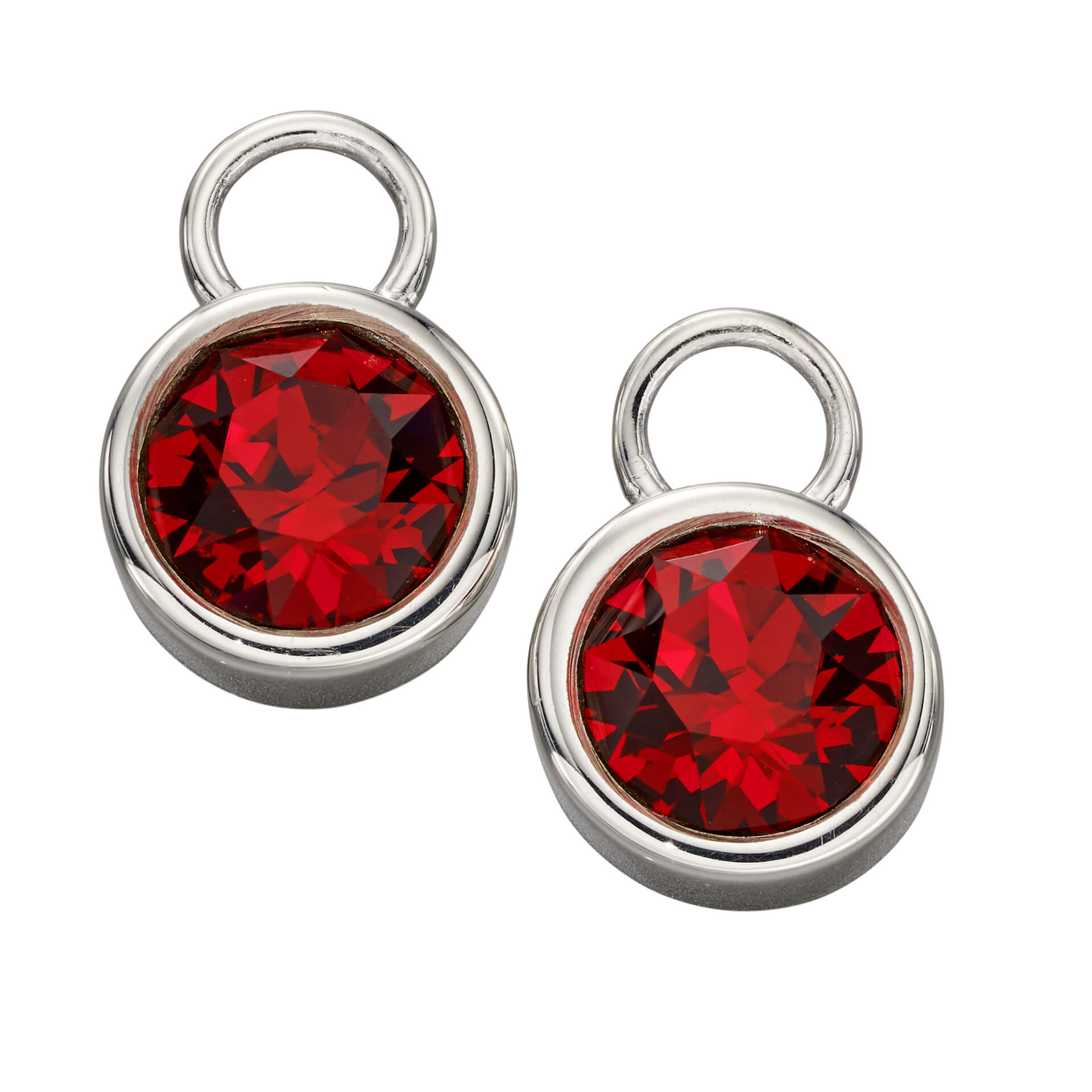 Beginnings Crystal Birthstone Hoop Earring Charms