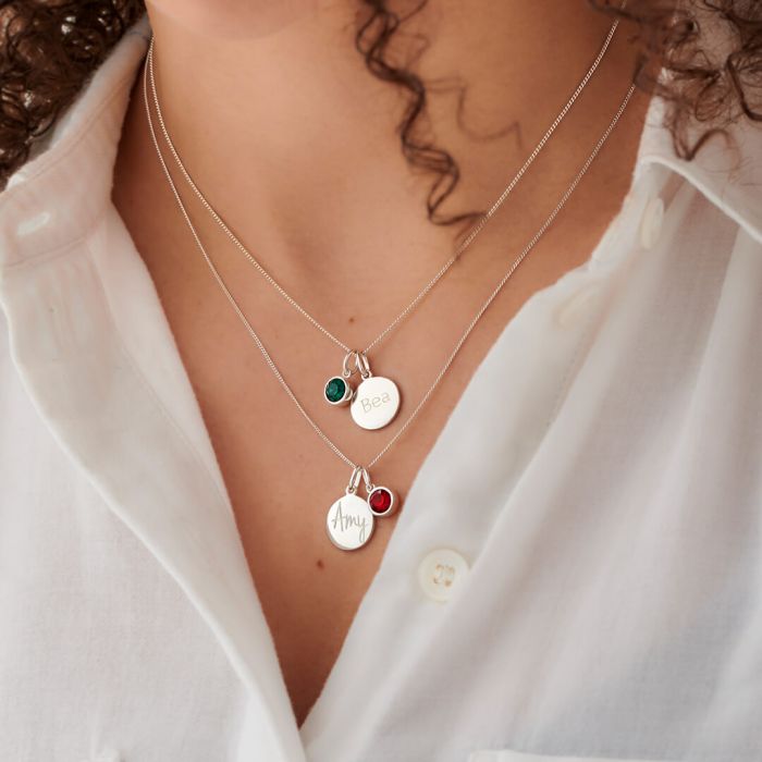 Beginnings 12mm Round Tag Pendant