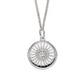 Beginnings Diamond Cut Disc Pendant