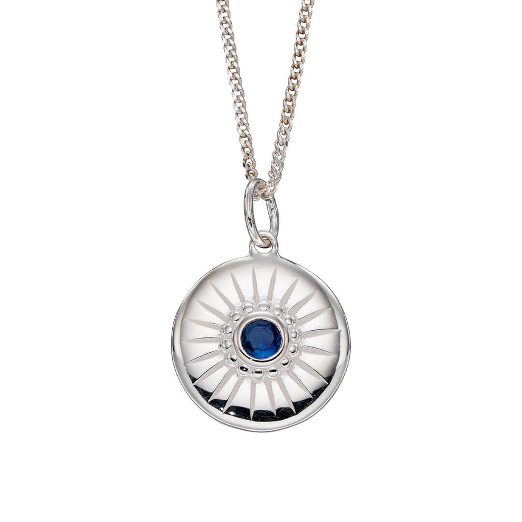 Beginnings Diamond Cut Disc Pendant