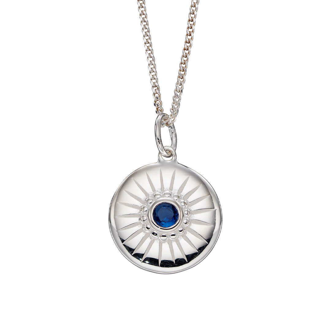 Beginnings Diamond Cut Disc Pendant
