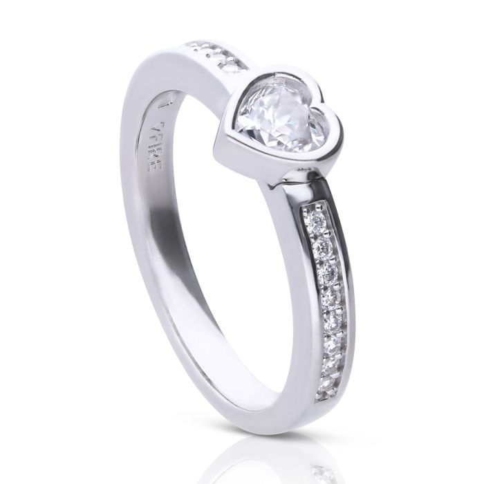 Diamonfire Heart Ring