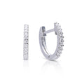 Diamonfire Pave Set Hoop Earrings