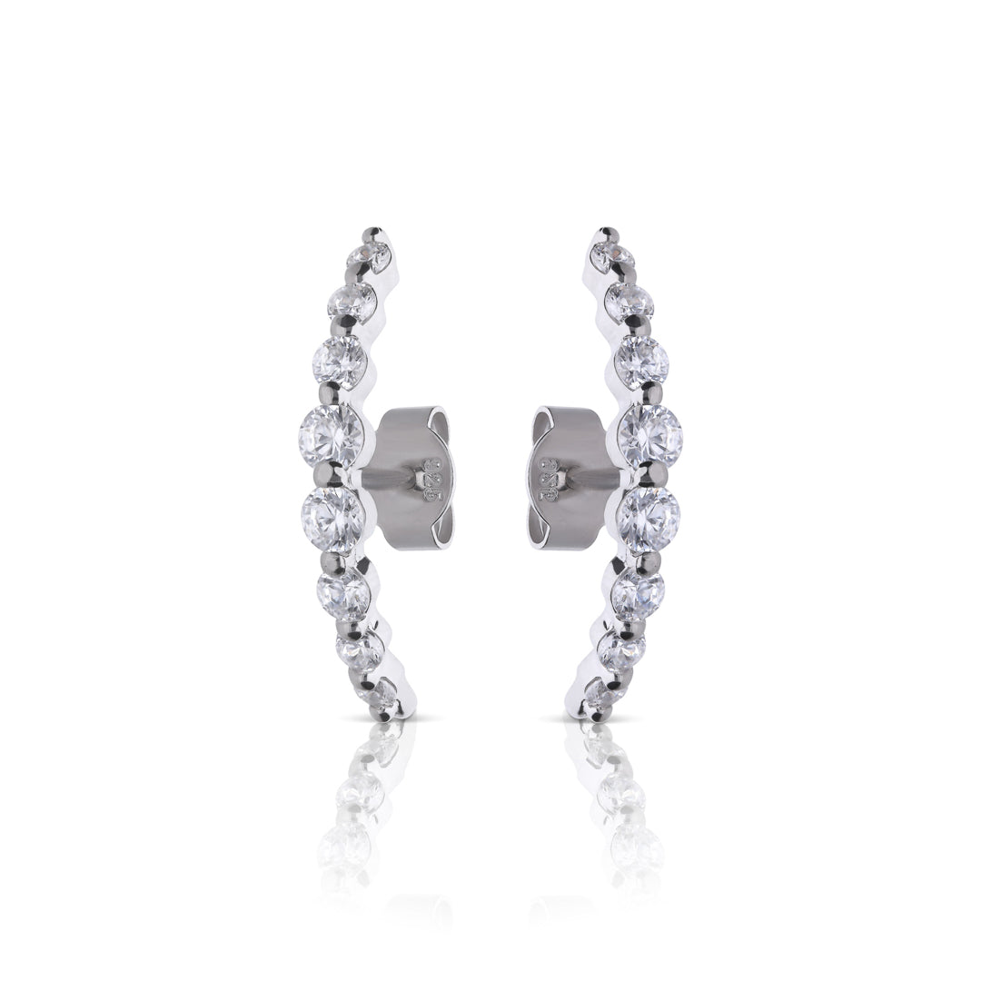 Diamonfire Pave Bar Earrings