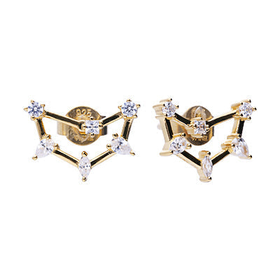 Diamonfire Zodiac Constellation Stud Earrings