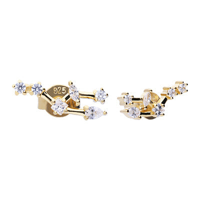 Diamonfire Zodiac Constellation Stud Earrings