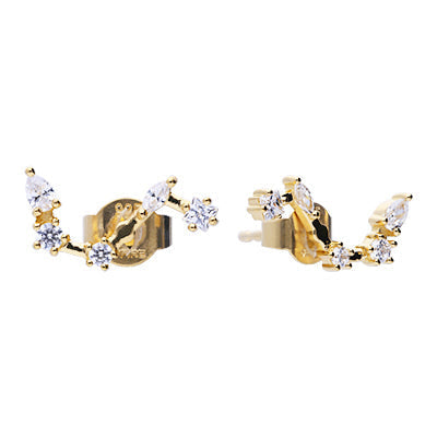 Diamonfire Zodiac Constellation Stud Earrings