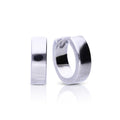 Diamonfire Plain Square Edge Hoop Earrings