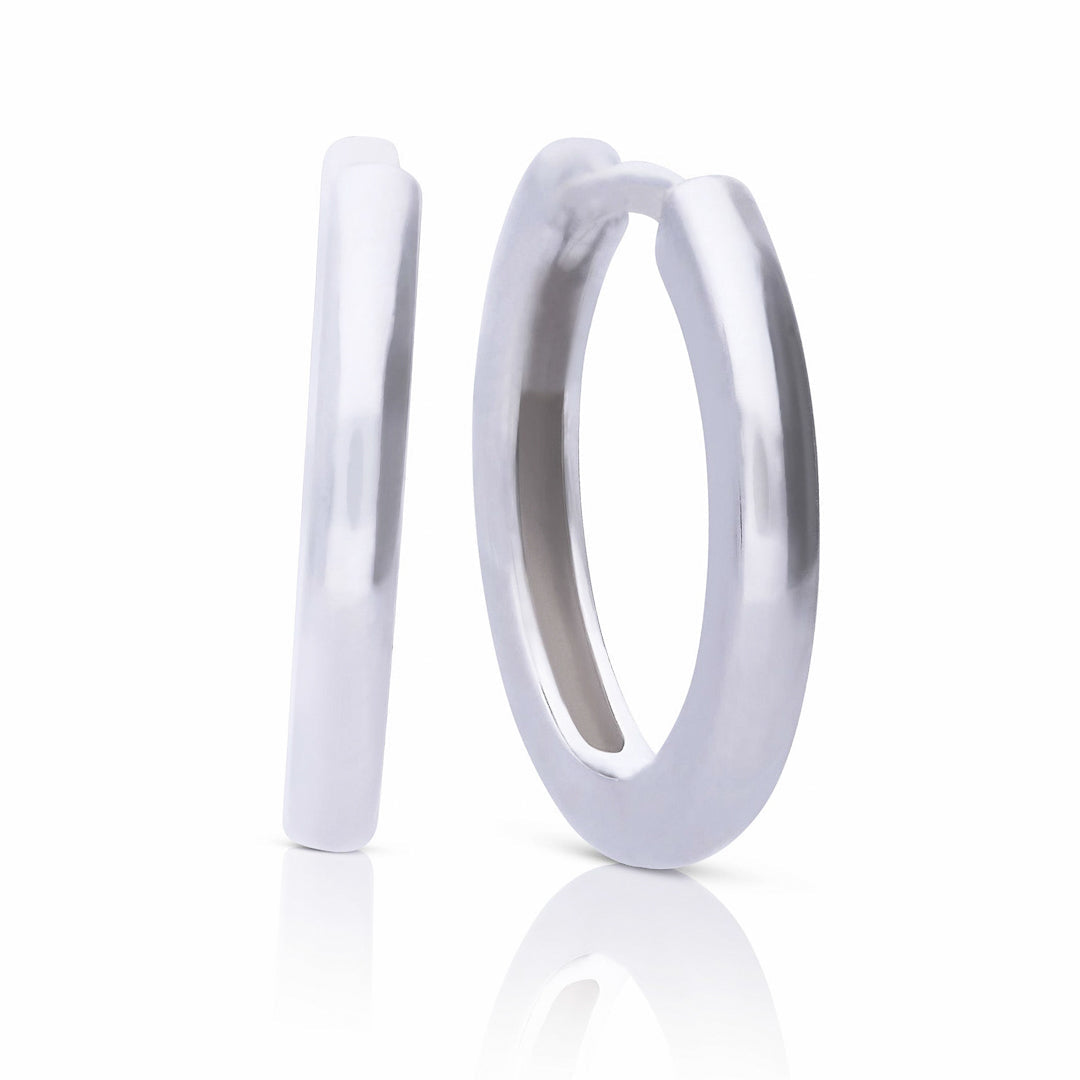 Diamonfire Plain Hoop Earrings