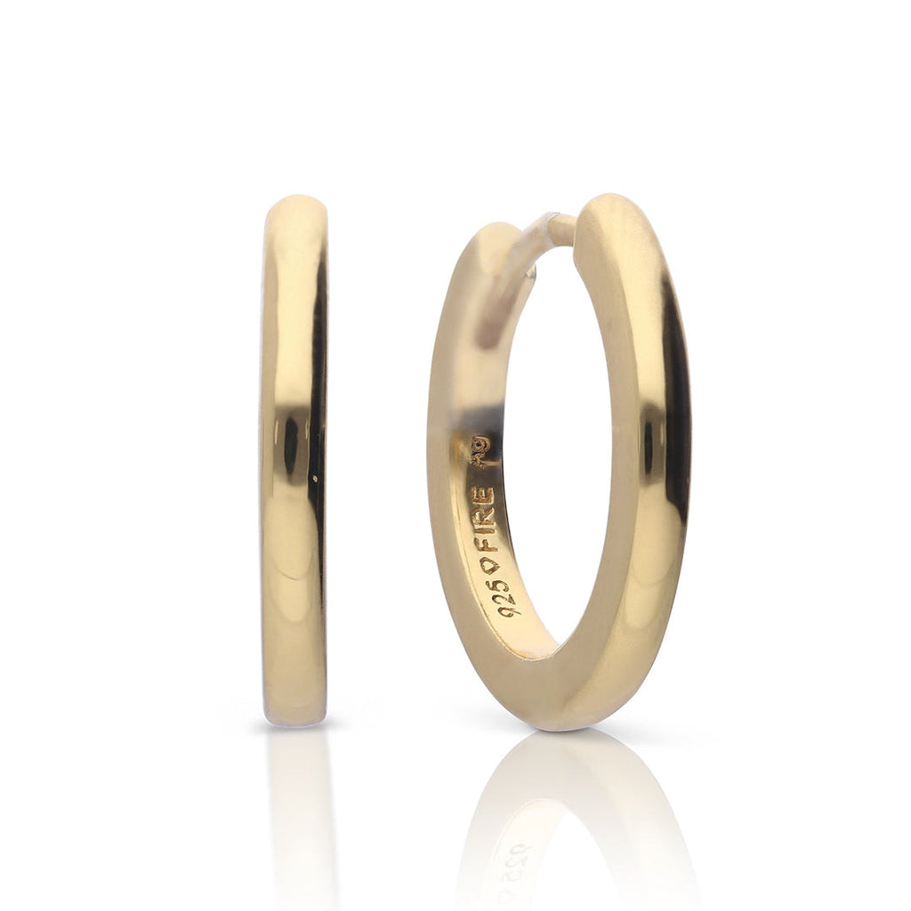 Diamonfire Plain Hoop Earrings