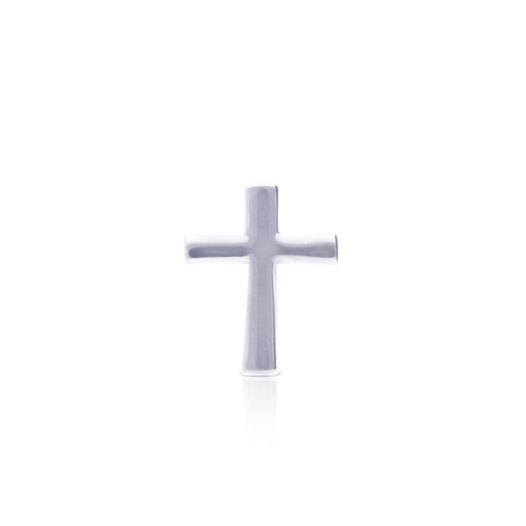 Diamonfire Single Plain Cross Stud Earring