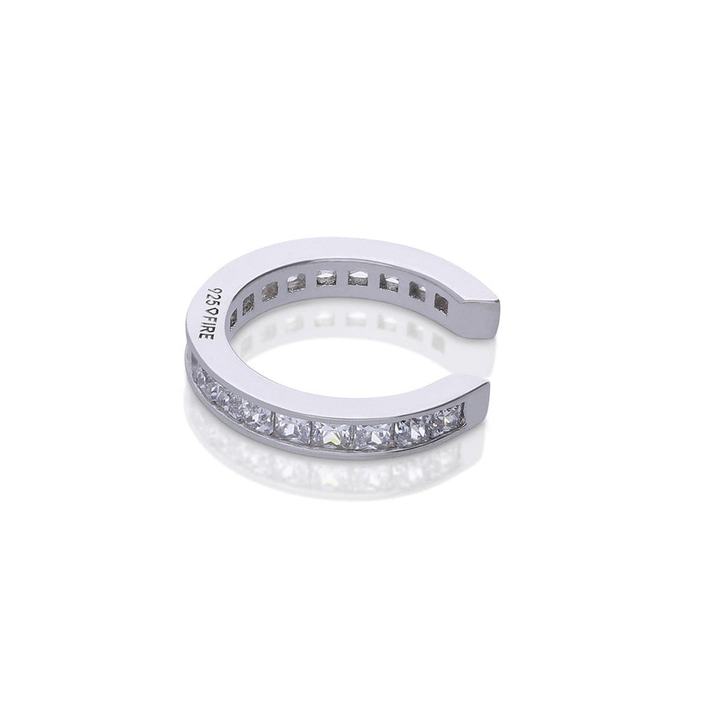 Diamonfire Channel Set Ear Cuff