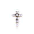 Diamonfire Single Cross Stud Earring