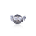 Diamonfire Single Four Stone Crawler Stud Earring