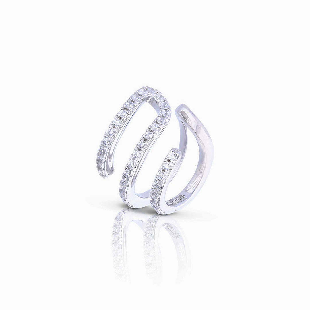 Diamonfire Pave Set Ear Cuff