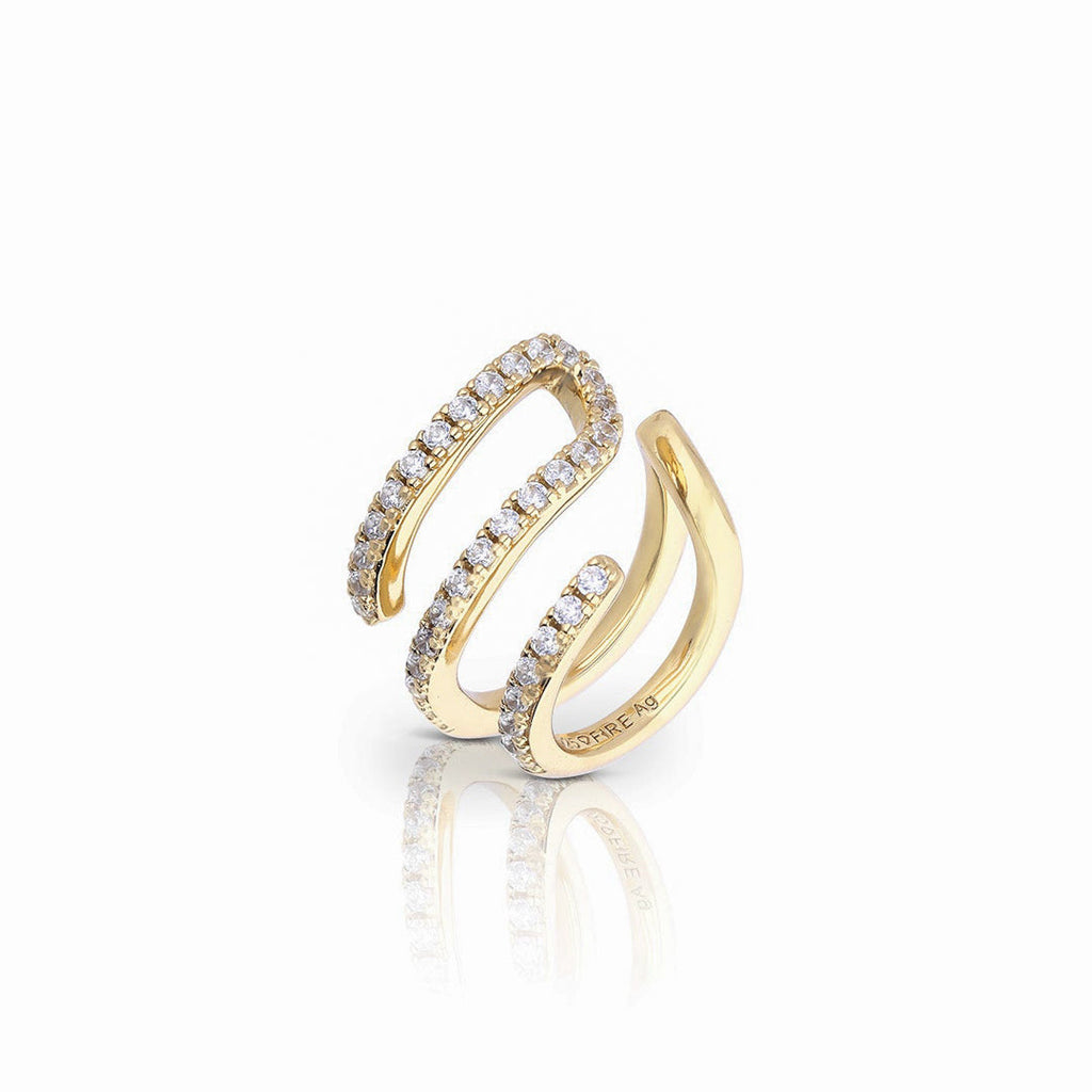 Diamonfire Pave Set Ear Cuff