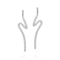 Diamonfire Wave Drop Earrings