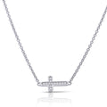 Diamonfire Pave Cross Necklace