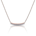 Diamonfire Pave Bar Necklace