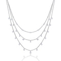 Diamonfire Triple Layered Necklace