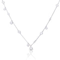 Diamonfire Bezel Set Zirconia Station Necklace