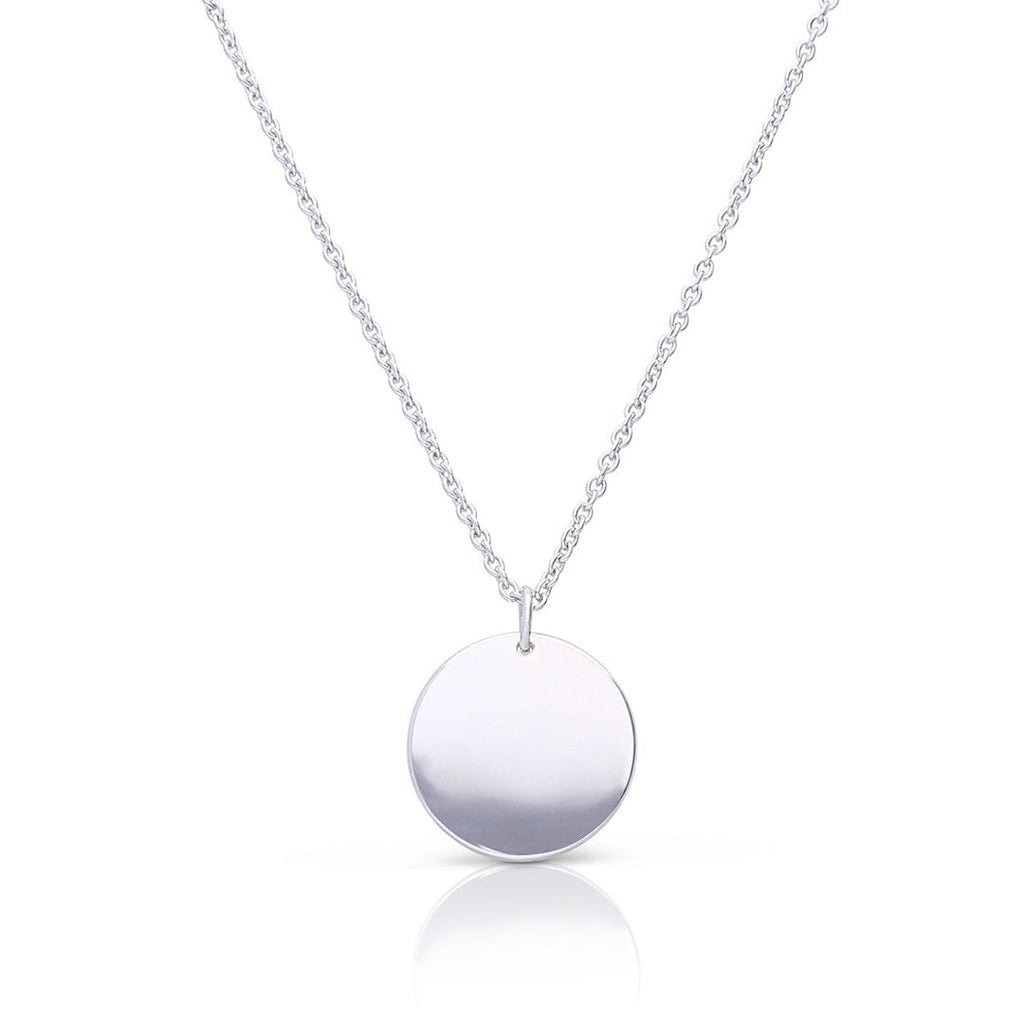 Diamonfire Plain Disc Necklace