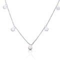 Diamonfire Plain Disc Station Necklace
