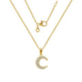 Diamonfire Moon Necklace