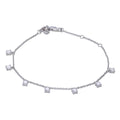 Diamonfire Claw Set Zirconia Station Bracelet