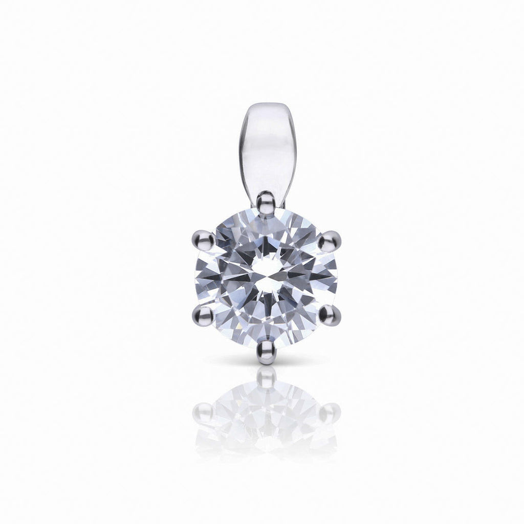 Diamonfire Six Claw Carat Pendant