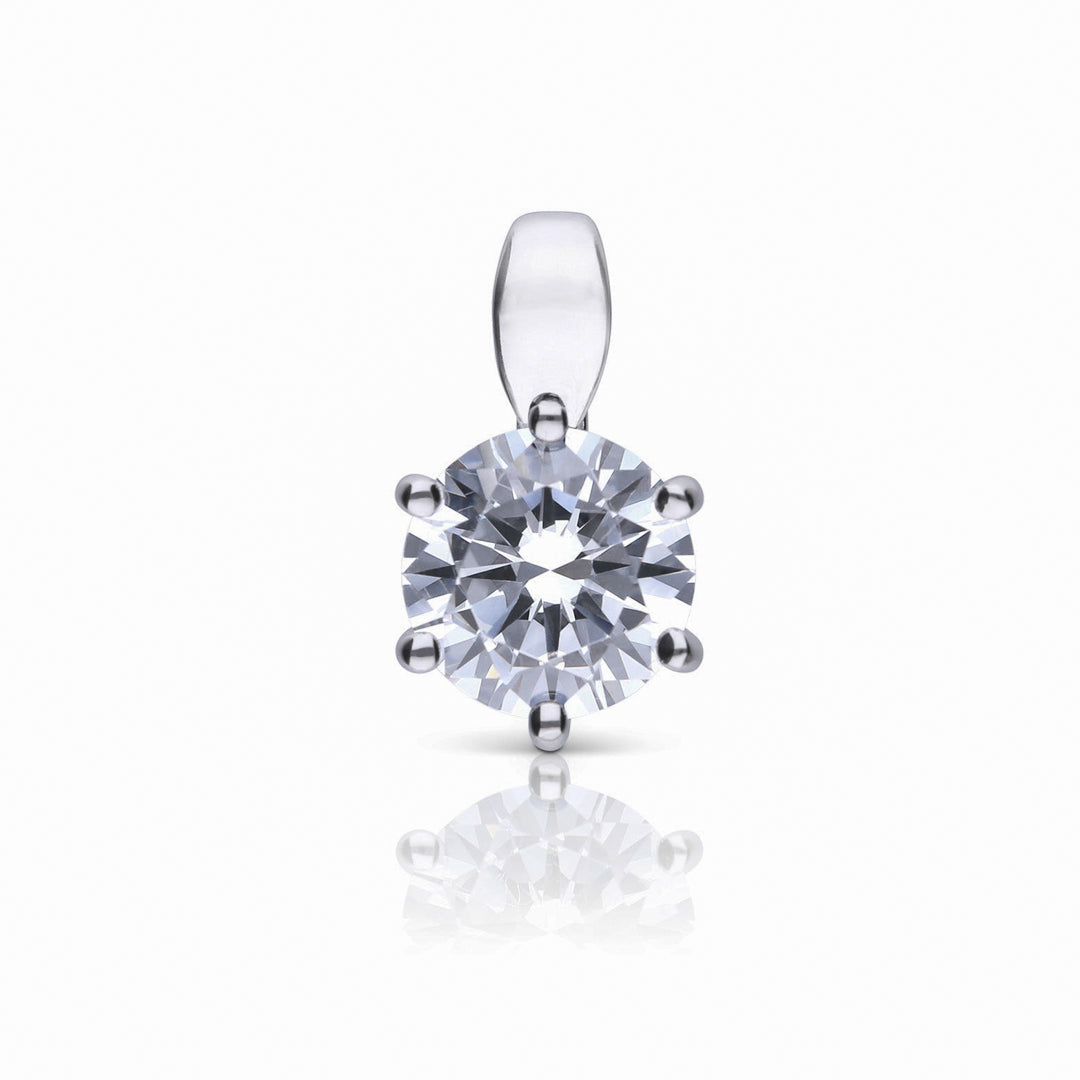 Diamonfire Six Claw Carat Pendant