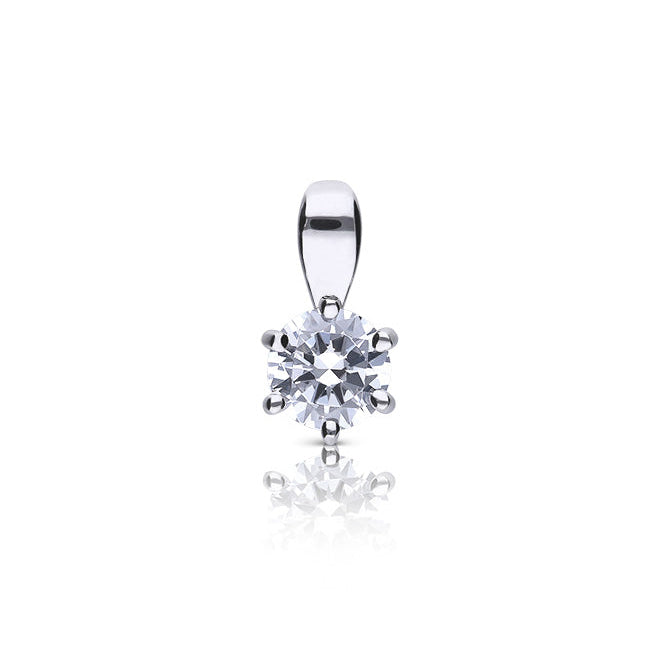 Diamonfire Six Claw Carat Pendant