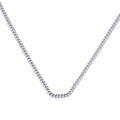 Diamonfire Diamond Cut Curb Chain with Extender 43cm-45cm