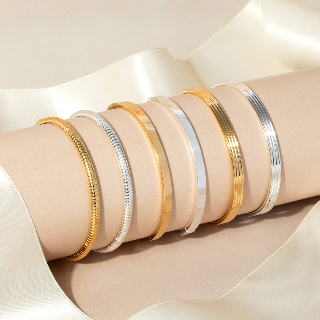 Beginnings Plain Hinged Bangle