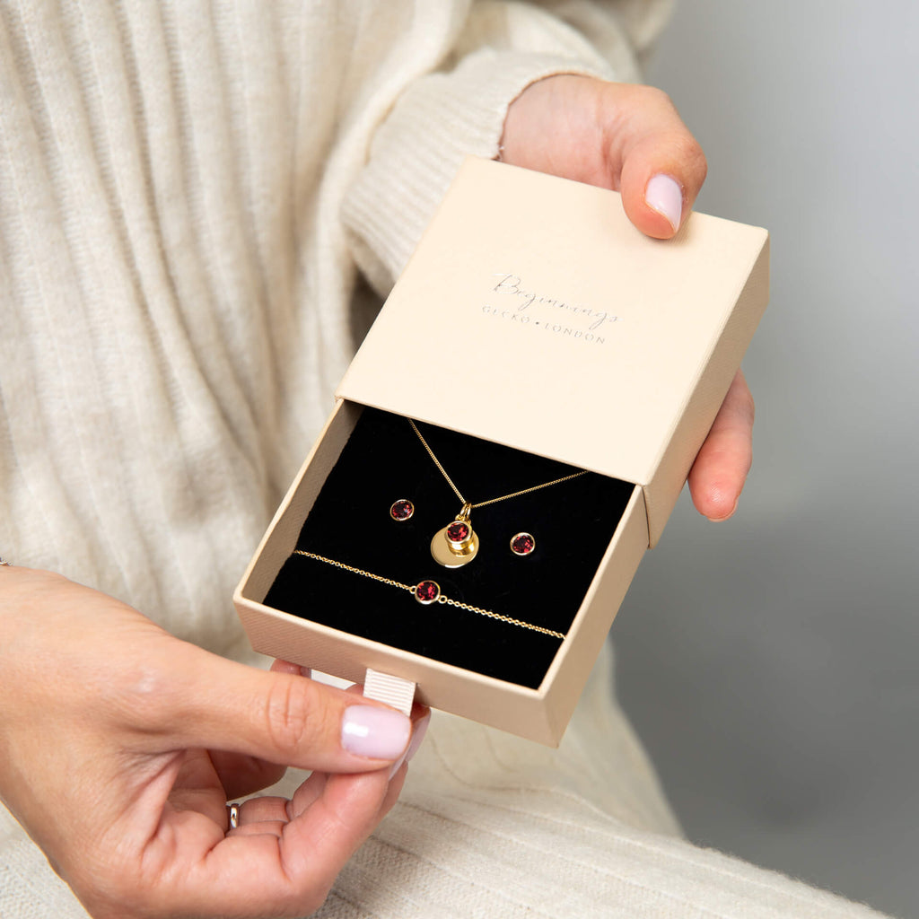 Crystal Birthstone Pendant