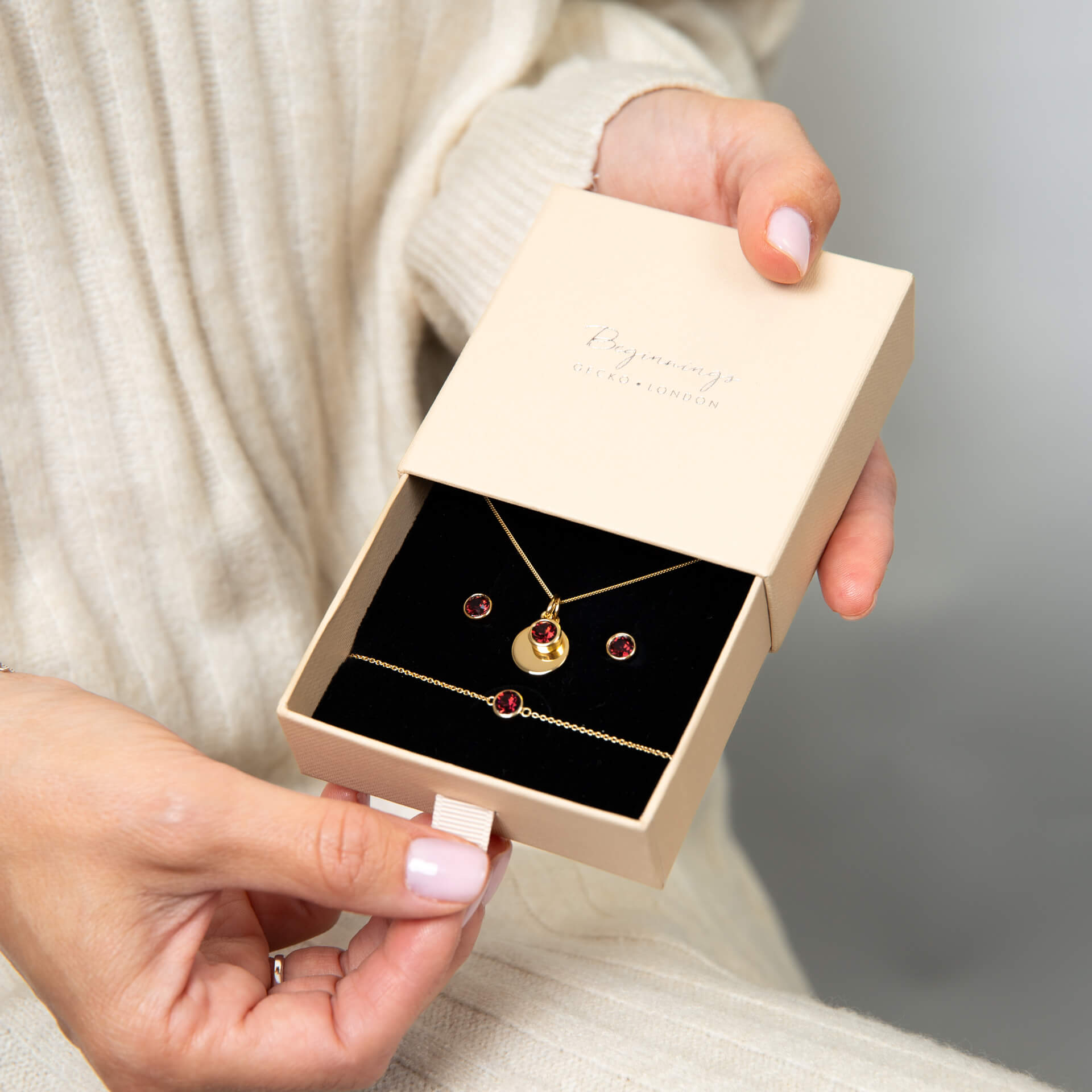 Crystal Birthstone Pendant