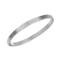 Beginnings Ridged Hinged Bangle