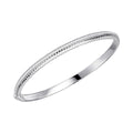 Beginnings Striped Hinged Bangle