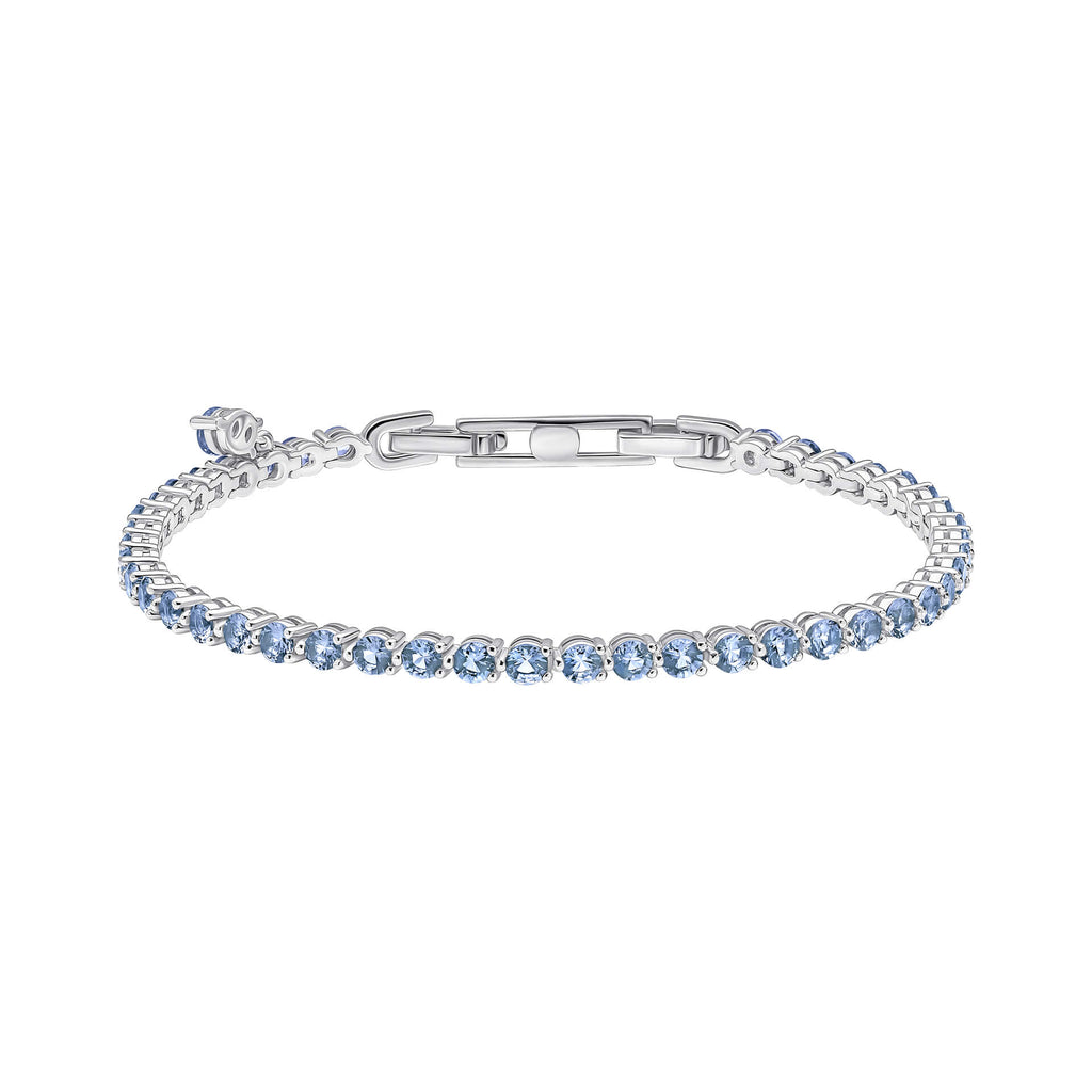 Diamonfire Small Zirconia Charm Tennis Bracelet