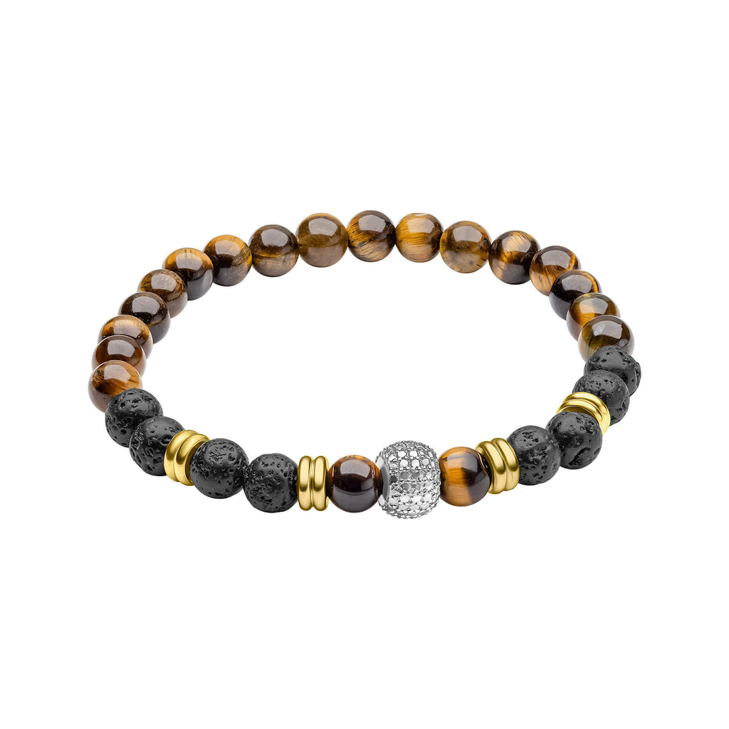Fred Bennett Smaller Fit Lava Bead Bracelet