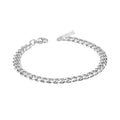 Fred Bennett Smaller Fit Stainless Steel Cuban Link Chain Bracelet