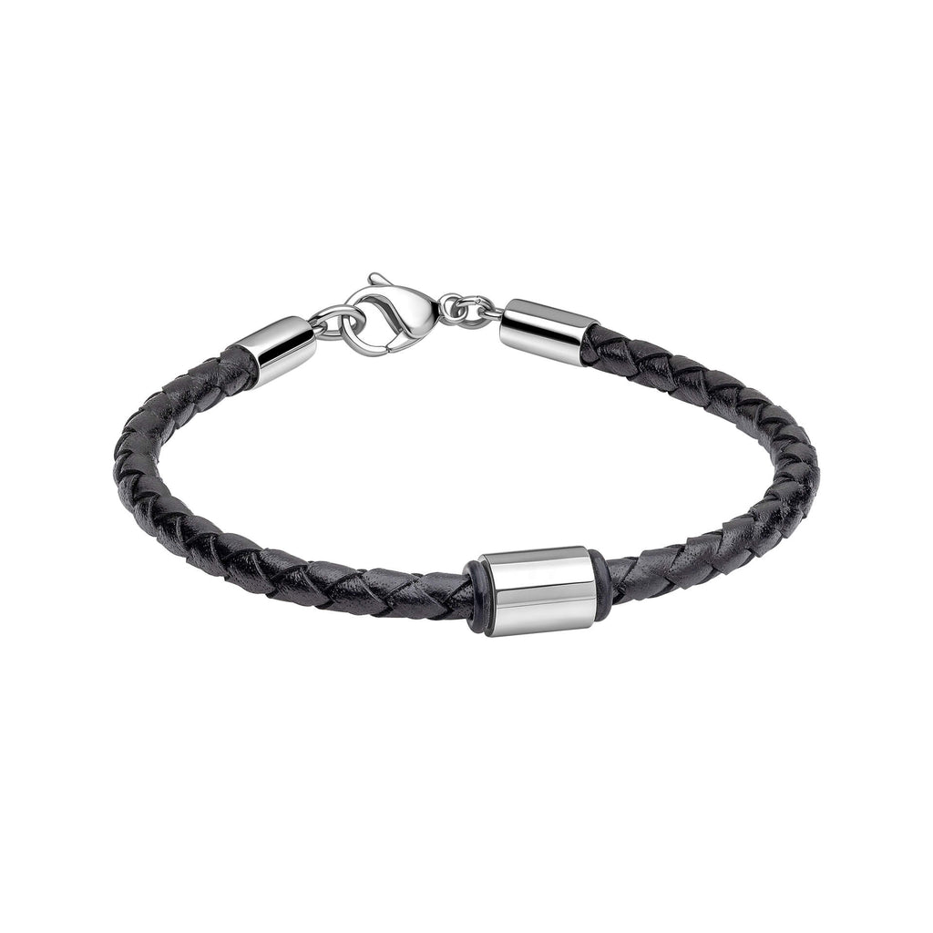 Fred Bennett Father and Son Matching Braided Leather Bracelet
