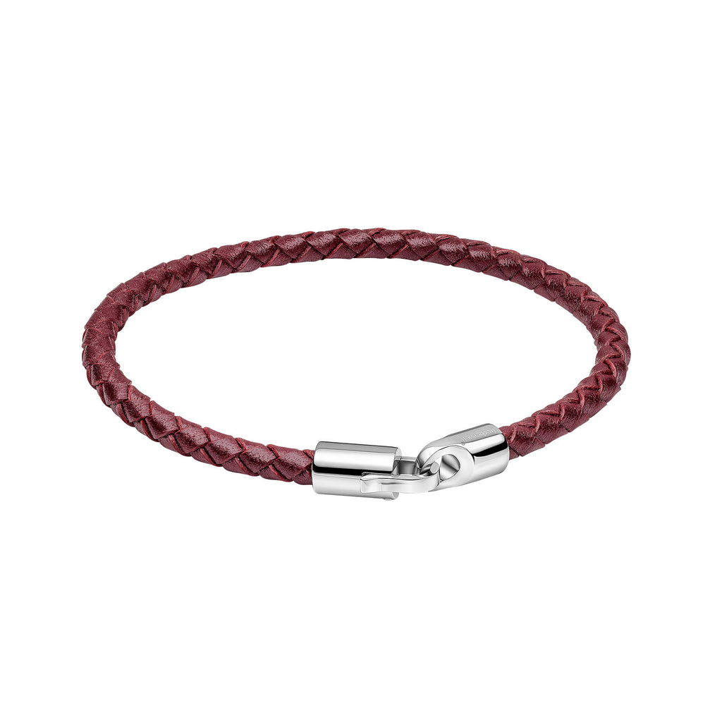 Fred Bennett Braided Leather and Hook Clasp Bracelet