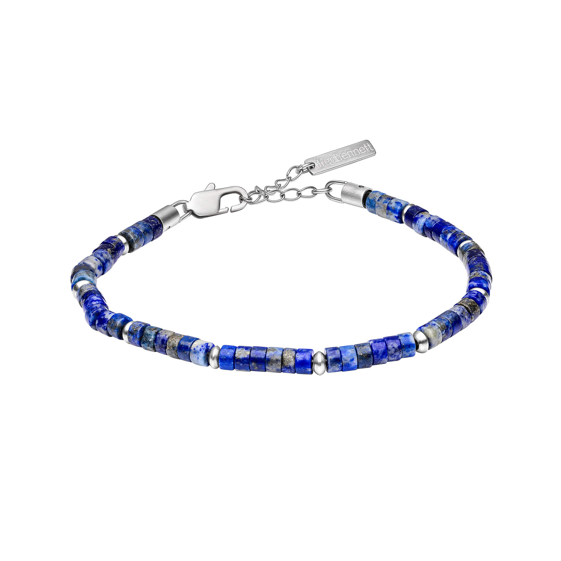 Fred Bennett Blue Lapis Beaded Bracelet