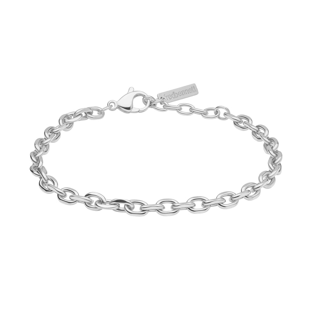 Fred Bennett Stainless Steel Cable Link Bracelet